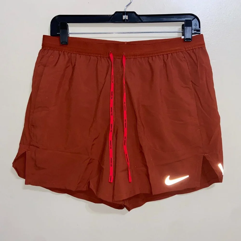 Nike Flex Stride 5'' Rugged Orange Mens Running Shorts CJ5453-832 Size M NEW - Picture 1 of 14